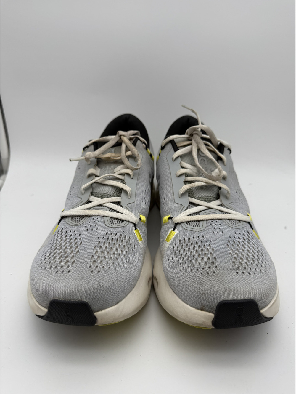 On Cloudsurfer 2 Running Shoes Gray with Yellow Accents, Men's Size 11.5